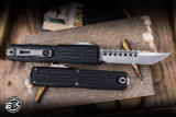 Microtech Ultratech EX Gen III ZBP OTF Automatic 3.5" M390 Black Hellhound 1119EX-10S