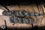 Microtech Luminary ZBP OTF Automatic Knife Tiger Strip Camo 3.5" M390 Dagger Cerakote 1270-1TSCS