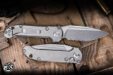 Microtech Marfione Select LUDT Gen III Automatic Titanium Bronze Accents 3.4" M390 Serrated Stonewash 1135-11MS7