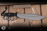 RMJ Tactical Marauder Trench Knife Black G10 9.6" 3V Savage Stainless Bowie