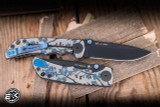 Spartan Blades SF5 SHF Harsey Custom Folder Knife Midnight Bloom 4" MagnaCut PVD