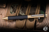 SERGEY ROGOVETS Custom Bolt Action Pen Brass/ Carbon Fiber 5.5" Parker