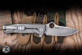 Preowned-Spyderco SpyMyto Frame Lock Knife Micarta/Titanium 3.3" Satin M398 C265MTIP