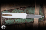 Preowned-Axial Knives Shift Aluminum Hidden White OTF 3.3" MagnaCut Wharncliffe Stonewash