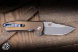 Preowned-ProTech SBR Custom Automatic Blue/Bronze Knurled Titanium 2.5" Stonewash   2023.006
