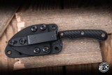 RMJ Tactical "Coho" Fixed Blade Knife Black G10 3" MagnaCut Tungsten