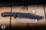 Microtech Arbiter Fixed Blade Knife Black Tactical 9" M390 MCT104-1T