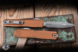 Microtech Ultratech Gen IV OTF Automatic Knife Brown 3.5" M390 Apocalyptic Dagger MCT11224-10APBN