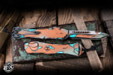 Heretic Knives Hydra V4 OTF Automatic Knife Shipwreck Cel-Shade 3.6" MagnaCut Recurve HK-H408-CS-SHIP