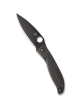 Spyderco Mantra 4 Folding Knife Black G10 3.34" 8Cr13MoV Drop Point Black Satin C274GBBKP