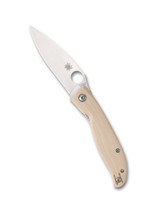 Spyderco Mantra 4 Folding Knife G10 3.34" 8Cr13MoV Satin, White C274GWP