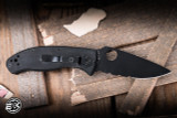 Preowned-SPYDERCO TENACIOUS BLACK COMBO BLADE C122GBBKPS