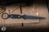 Toor Knives Specter R Tombstone Fixed Blade Knife Black G10 4.25" M4 Dagger