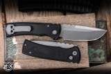 Chaves Protech Redencion 229 Automatic Folding Knife Black Aluminum 3.4" CPM-S35VN Key Milled Drop Point