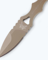 Benchmade Mini SOCP Fixed Blade Desert Sand Dagger 2" 440C Spearpoint 177SN