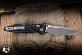 Microtech Socom Delta Ram-Lok Folding Knife Black Aluminum 3.8" M390 Spear Point Apocalyptic 159RL-10AP