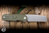 Vero Engineering Avid 2 Folding Knife OD Green 3.25" S45VN Stonewash