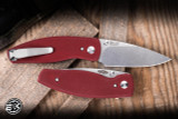 Three Rivers Manufacturing Neutron 2 Folding Knife Ruby Red G10 3" MagnaCut TRM-N2LL-RRD-MC