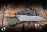 Microtech Utility Kitchen Knife Coyote G10 6" M390 Stonewash 3400B-10CE