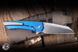 MachineWise Mojave Folding Knife Blurple Mosaic Titanium 3.45" S90V Stonewash 934