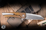 MachineWise Mojave Folding Knife Bronze Ano Mosaic Titanium 3.45" S90V Stonewash 955