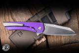 MachineWise Mojave Folding Knife Blurple Grenade Titanium 3.45" S90V Stonewash 958