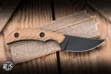 Toor Knives Shifter S Fixed Blade Knife FDE G10 2.75" M4 Drop Point Black