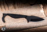 Skallywag Tactical Echo Wing Fixed Blade Knife G10 2.75" D2 Drop Point Black