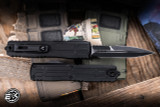 Microtech Ultratech EX ZBP Signature Series OTF Automatic Knife 3.5" M390 Bayonet Stonewash 1120EX-1TS