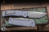 Chaves Knives/ProTech 229 Redencion Automatic Folding Knife Grey Aluminum 3.3" S35VN Tanto Stonewash