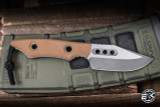 Heretic Knives Kobold Fixed Blade Knife Flat Dark Earth G10 2.8" MagnaCut Bowie Battleworn DLC H065-5A-FDE-G10