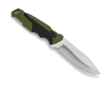 Buck 656 Large Pursuit Fixed Blade Knife Green/Black Glass Filled Nylon 4.5" 420HC Drop Point Satin
