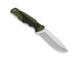 Buck 658 Small Pursuit Knife Black/Green Glass Filled Nylon 3.75" 420HC Drop Point Satin
