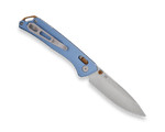 Buck Knives 700 Nomad Crossbar Lock Knife Blue Aluminum 3.25" D2 Drop Point Tumbled 0700BLS