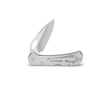 Buck Knives 726 Mini Spitfire Folding Knife Gray Aluminum 2.75" 420HC Drop Point  0726GYS