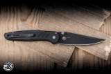 Protech x Peace Neighbor Avalon Folding Knife Knurled Black Aluminum 4.25" MagnaCut Black PN1103
