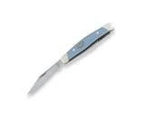 Buck 303 Cadet Slip Joint Knife Blue Acetal Copolymer 2.63" 420HC Multi-Blade Satin 0303BLS-B