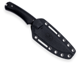 Buck 663 Alpha Backcountry Fixed Blade Knife Black Veraflex Rubber 4.5" 420HC Drop Point Bronze 0663BKS1-B