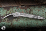 Preowned-Microtech Siphon II Stainless Steel Tactical Pen 3.5" Bead Blast 401-SS-BB