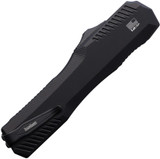 Kershaw LiveWire OTF Automatic Knife Black Aluminum/Carbon Fiber 3.36" Damascus Tanto 9000TCFDAM