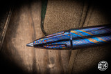 Kunwu Timascus Bolt Action Pen 5.11" Black Ink
