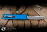 Microtech Ultratech Gen IV OTF Automatic Knife Blue Aluminum 3.5" M390 Stonewash 11214-10BL