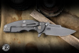 Rick Hinderer Knives Jurassic Folder Knife Triway Black/Working Finish G10 3.38″ MagnaCut Frontier Clip Point 