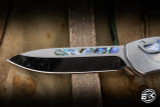 Heretic Knives Hydra V4 OTF Knife Stainless, 3.6" M390 Polished Cracked Ice