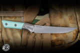 Microtech Boning Kitchen Cutlery Knife Caribbean Blue G10 6.1" M390MK Stonewash 3100B-10CA