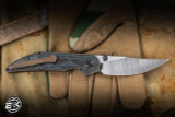 Hypercut Knives "Bikkhu" Knife Shipwreck CamoCarbon/Bronze Titanium 3.2" Nitro-V Dark Stonewash