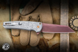Protech Malibu Manual Flipper Knife Nexus 2 Tone Steel 3" MagnaCut Reverse Tanto Copper Rose