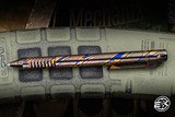 Nottingham Tactical TiButton Exotic Pen Partially Carved Mokuti Full Build 5.5" G2FS Single Lock RHSL