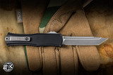Microtech Hera II Mini OTF Automatic Knife 6AL-4V Titanium 3" M390 Tanto Apocalyptic Stonewash