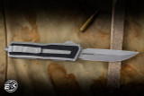Preowned-Microtech Scarab II OTF Natural Clear 4" DE-S Apocalyptic 1180-10APNC